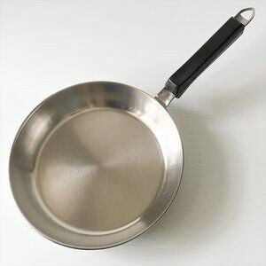 Vtg Lagostina Irradial Plus Stainless Steel Frying Pan Skillet Made in Italy 9.5